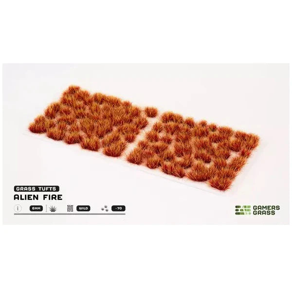 Gamers Grass: Alien Fire Tufts 6mm