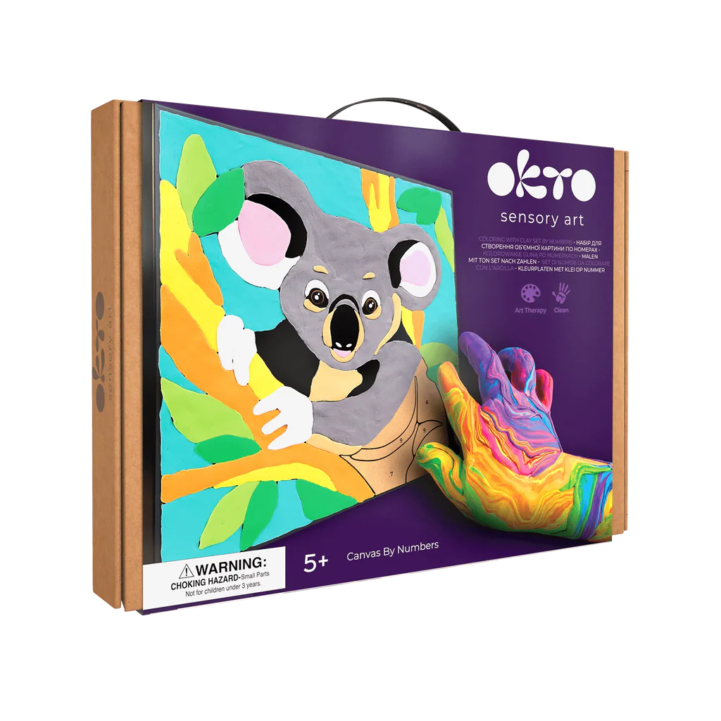 Okto Colour by Numbers with Clay 29x29cm: Koala