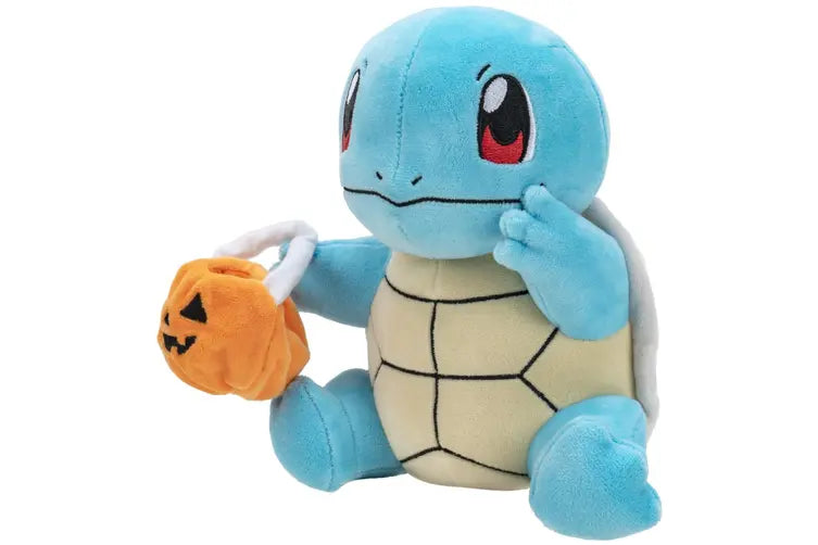 Pokemon: 8" Plush Halloween Squirtle (Pumpkin)