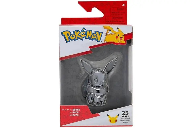 Pokemon: Select Battle Figure Silver 25th Eevee