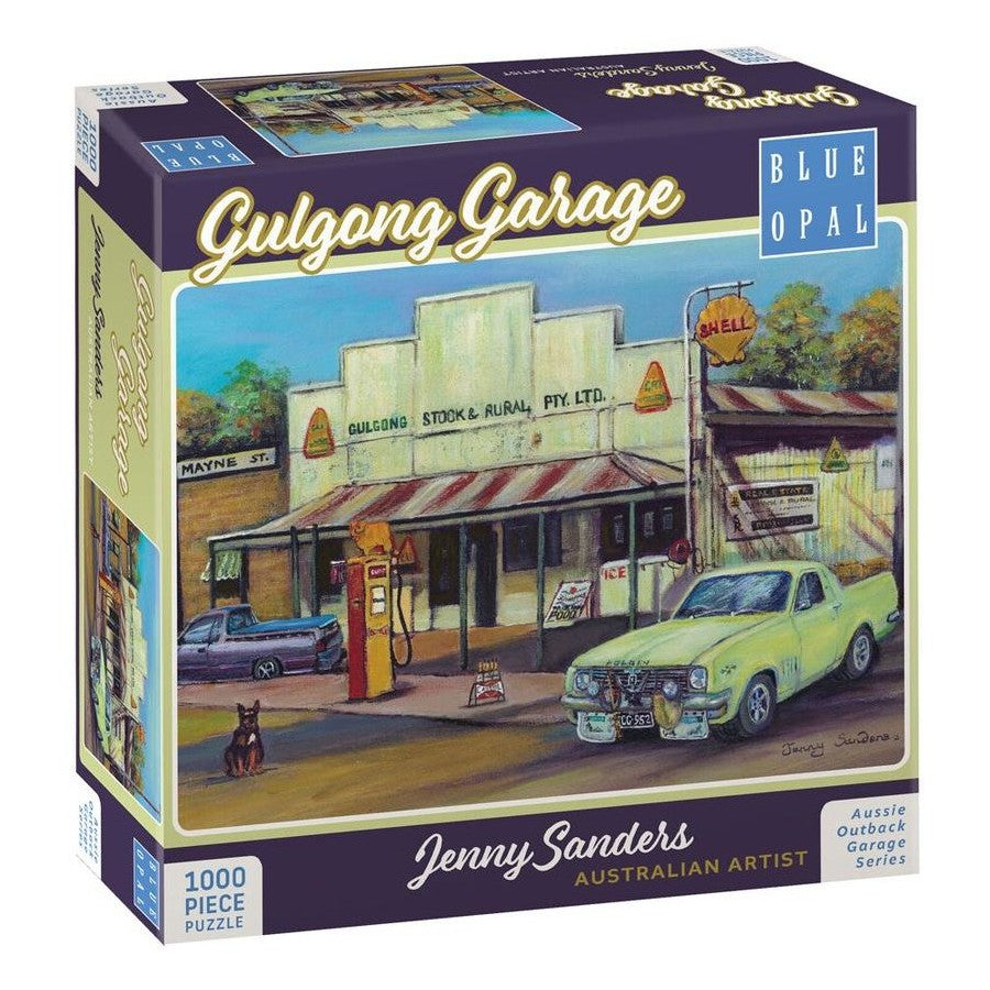 Blue Opal: Gulgong Garage 1000pc - Jenny Sanders