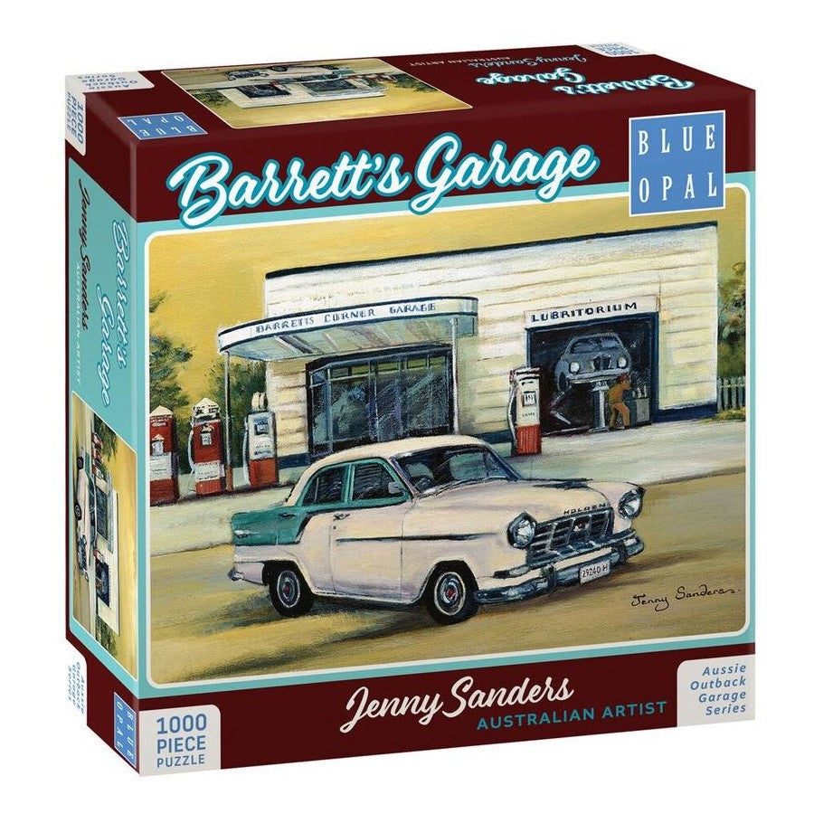 Blue Opal: Barrett's Garage 1000pc - Jenny Sanders