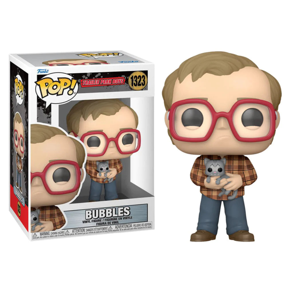 Funko: Trailer Park Boys - Bubbles with Cat 1323 Pop!