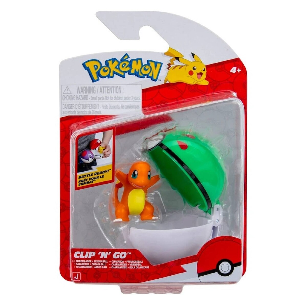 Pokemon Clip'n'Go - Charmander + Friend Ball