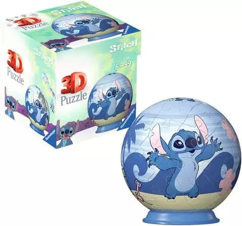 Ravensburger: 3D Puzzle - Disney Stitch Puzzleball 55pc