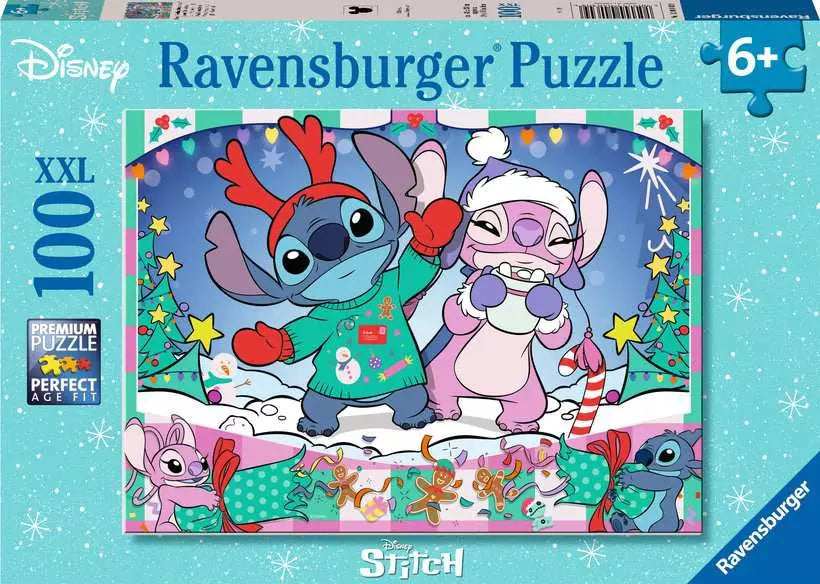 Ravensburger: Disney Stitch - Merry Everything! 100pc