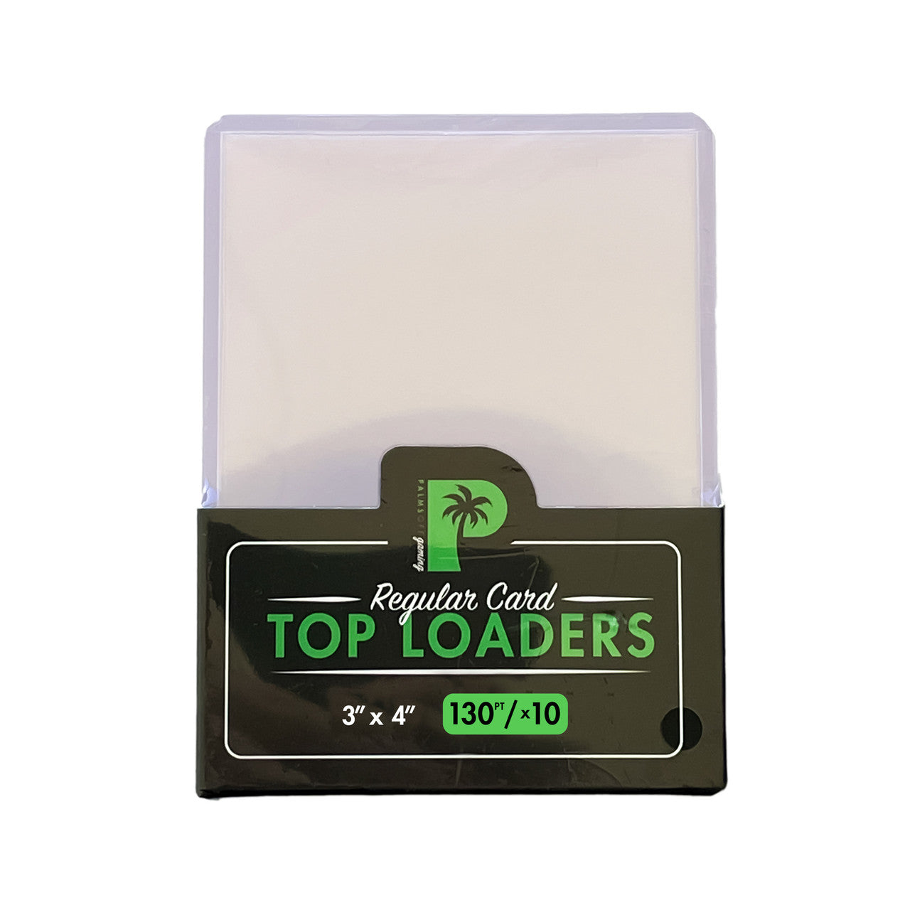 Palms Off: 130pt Top Loaders - 10pc