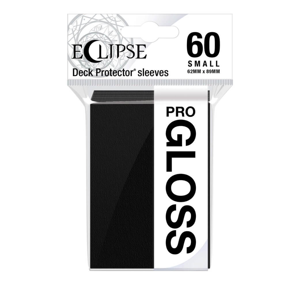 Ultra Pro: Eclipse Deck Protector Small - Gloss - 60ct (Jet Black)