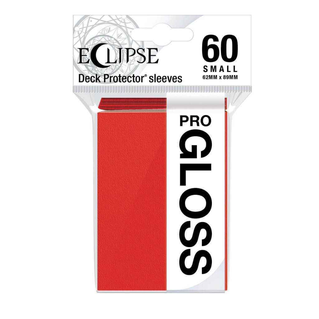 Ultra Pro: Eclipse Deck Protector Small - Gloss - 60ct (Apple Red)