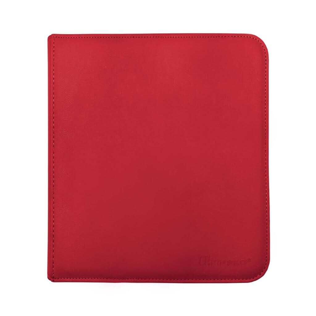 Ultra Pro: Vivid 12-Pocket Zippered PRO-Binder (Red)