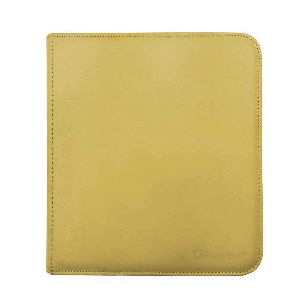 Ultra Pro: Vivid 12-Pocket Zippered PRO-Binder (Yellow)