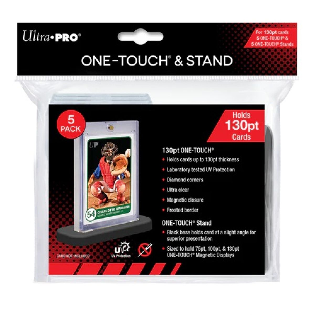 Ultra Pro: One-Touch & Stand 130pt