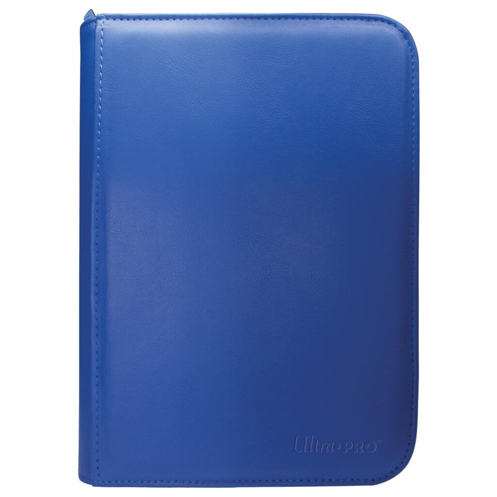 Ultra Pro: Vivid 4-Pocket Zippered PRO-Binder (Blue)