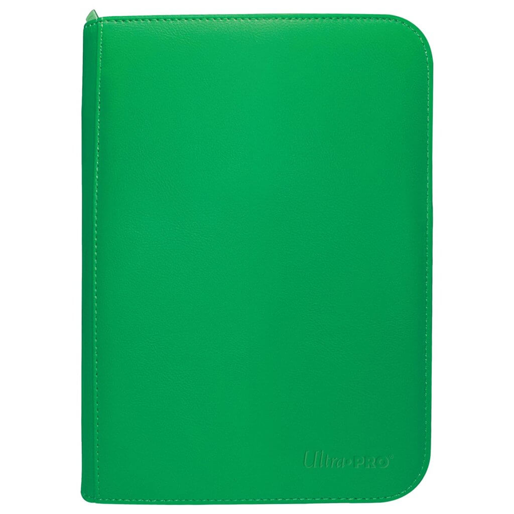 Ultra Pro: Vivid 4-Pocket Zippered PRO-Binder (Green)