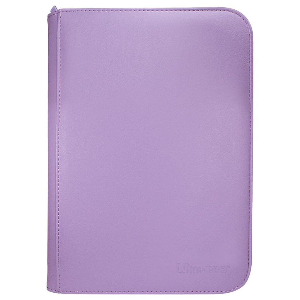 Ultra Pro: Vivid 4-Pocket Zippered PRO-Binder (Purple)
