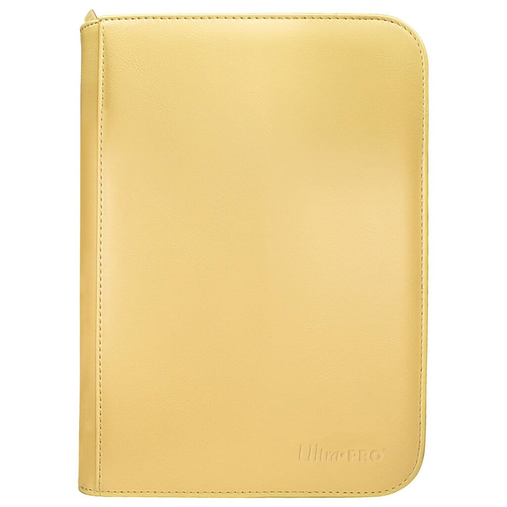 Ultra Pro: Vivid 4-Pocket Zippered PRO-Binder (Yellow)