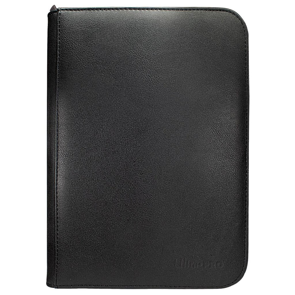 Ultra Pro: Vivid 4-Pocket Zippered PRO-Binder (Black)