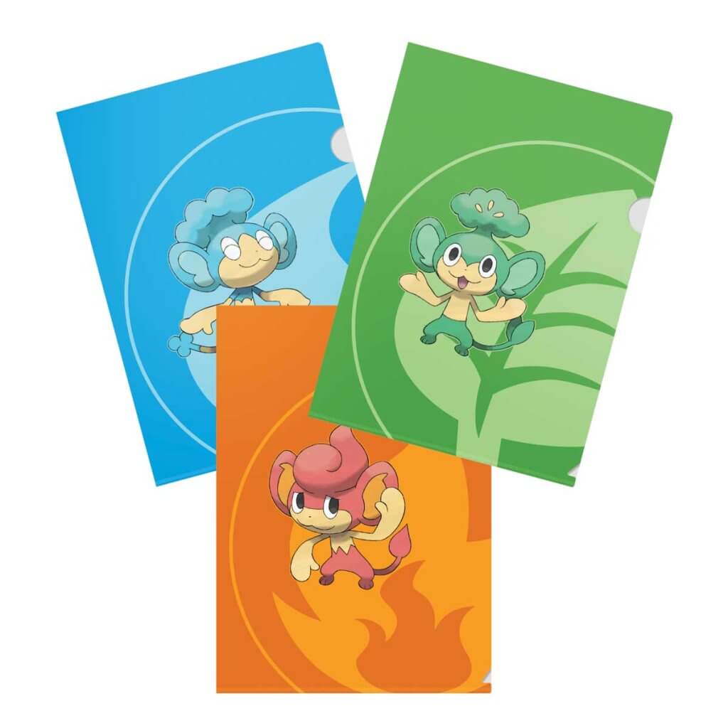 Pokemon: Tournament Folios 3 Pack - 4: Pansear, Pansage, and Panpour