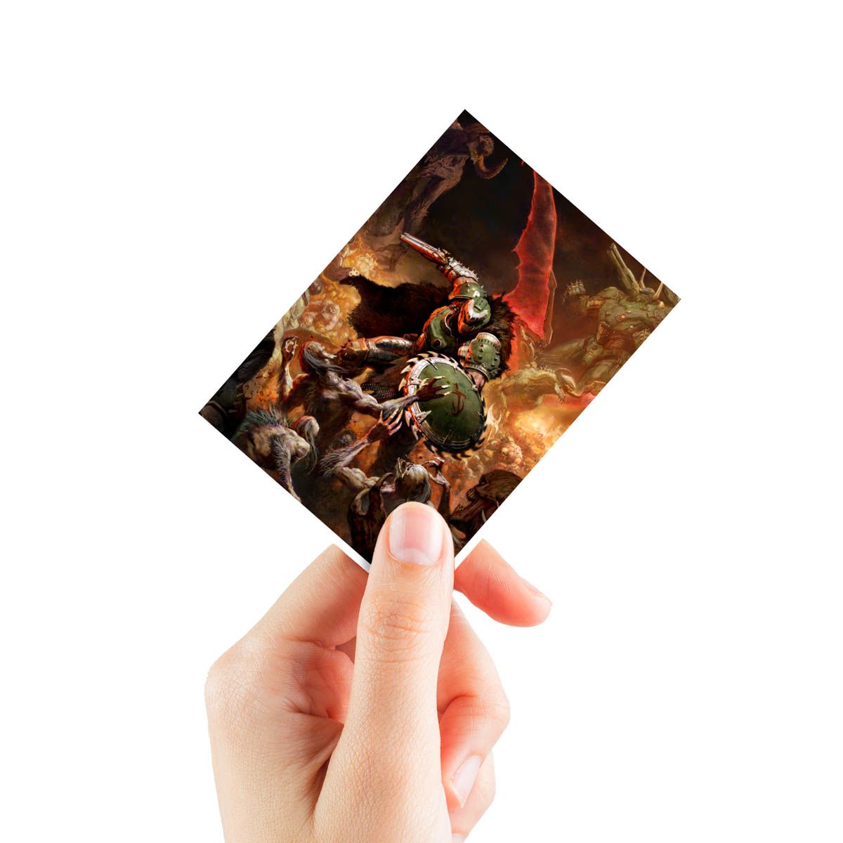 Ultra Pro: Apex Deck Protector Sleeves - DOOM: The Dark Ages Doomguy Melee - 105ct