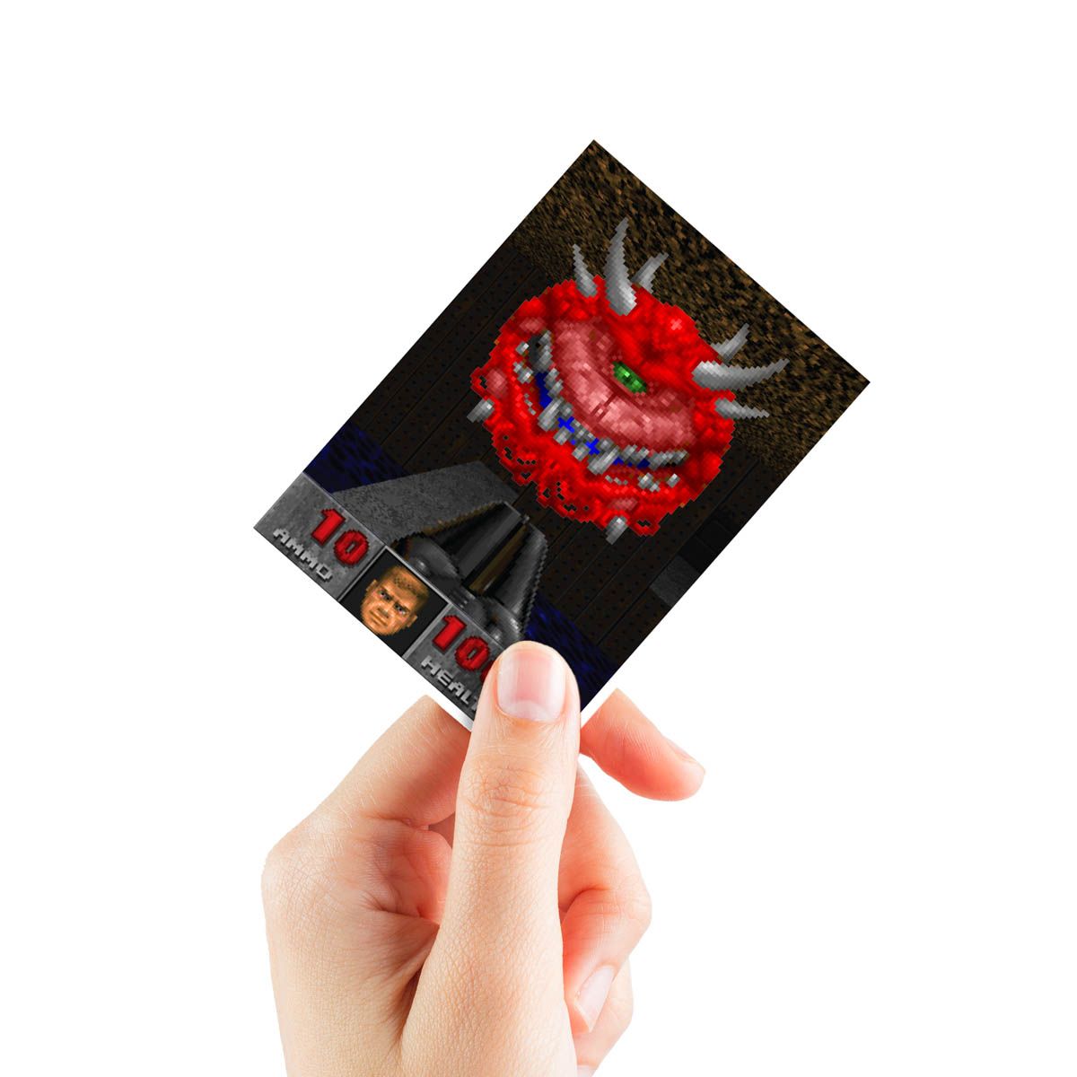 Ultra Pro: Apex Deck Protector Sleeves - DOOM Classic Cacodemon - 105ct