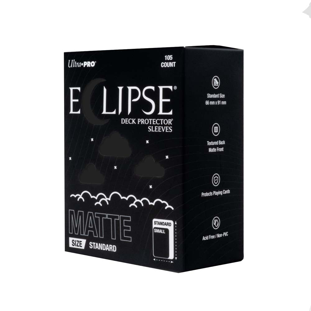 Ultra Pro: Eclipse Standard Deck Protector Matte 100 - Jet Black