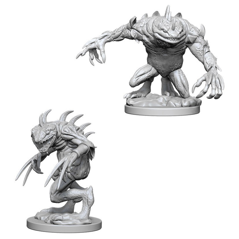 Nolzur's Marvelous Miniatures: Grey Slaad & Death Slaad