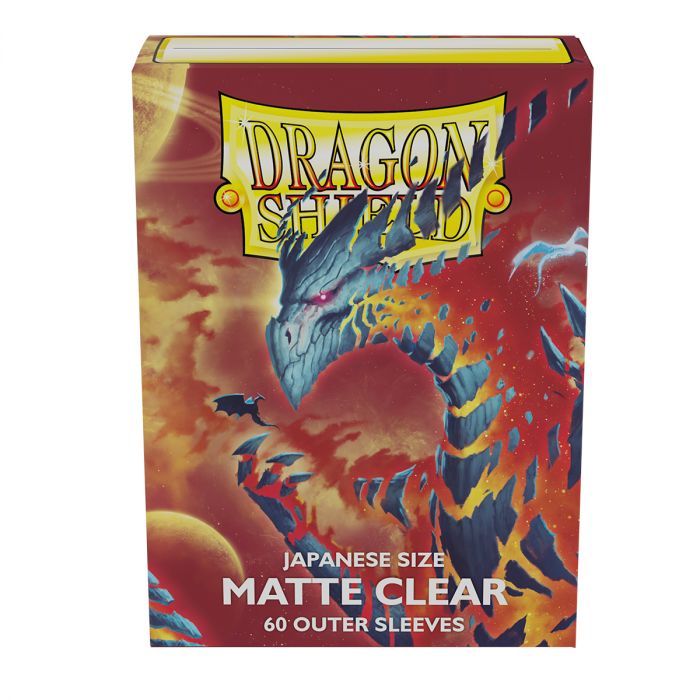 Dragon Shield: Matte Sleeves (60) Clear Outer