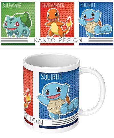 Pokemon: Kanto Trio Ceramic Mug