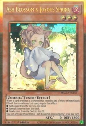 Ash Blossom & Joyous Spring (Alternate Art) [MAGO-EN011] Gold Rare –  General Games