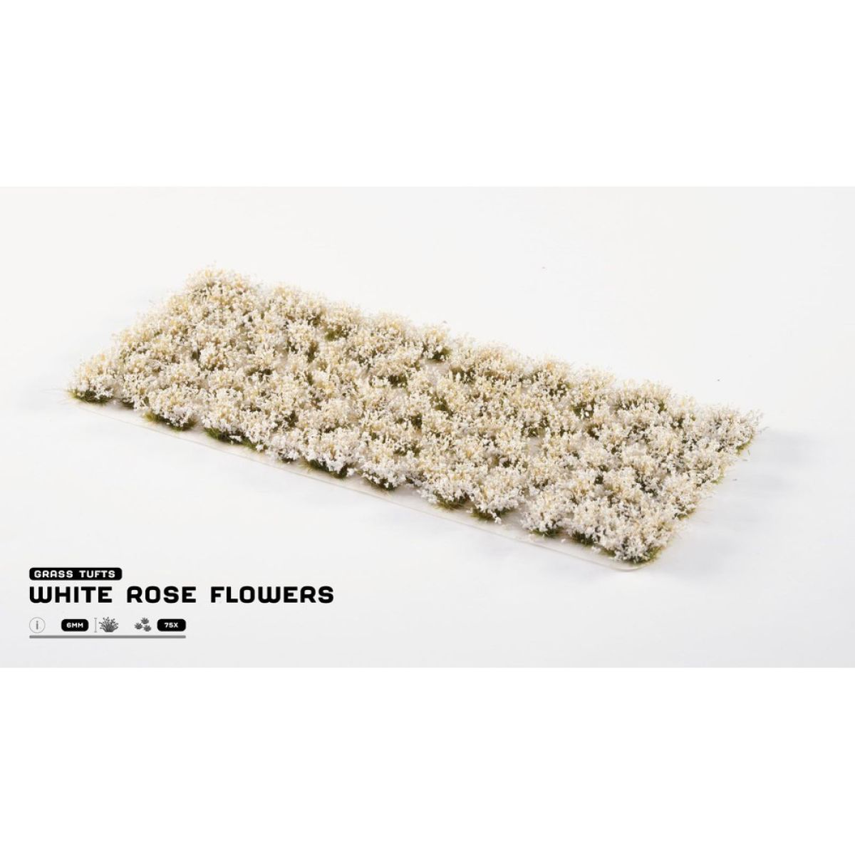 Gamers Grass: White Rose Flowers