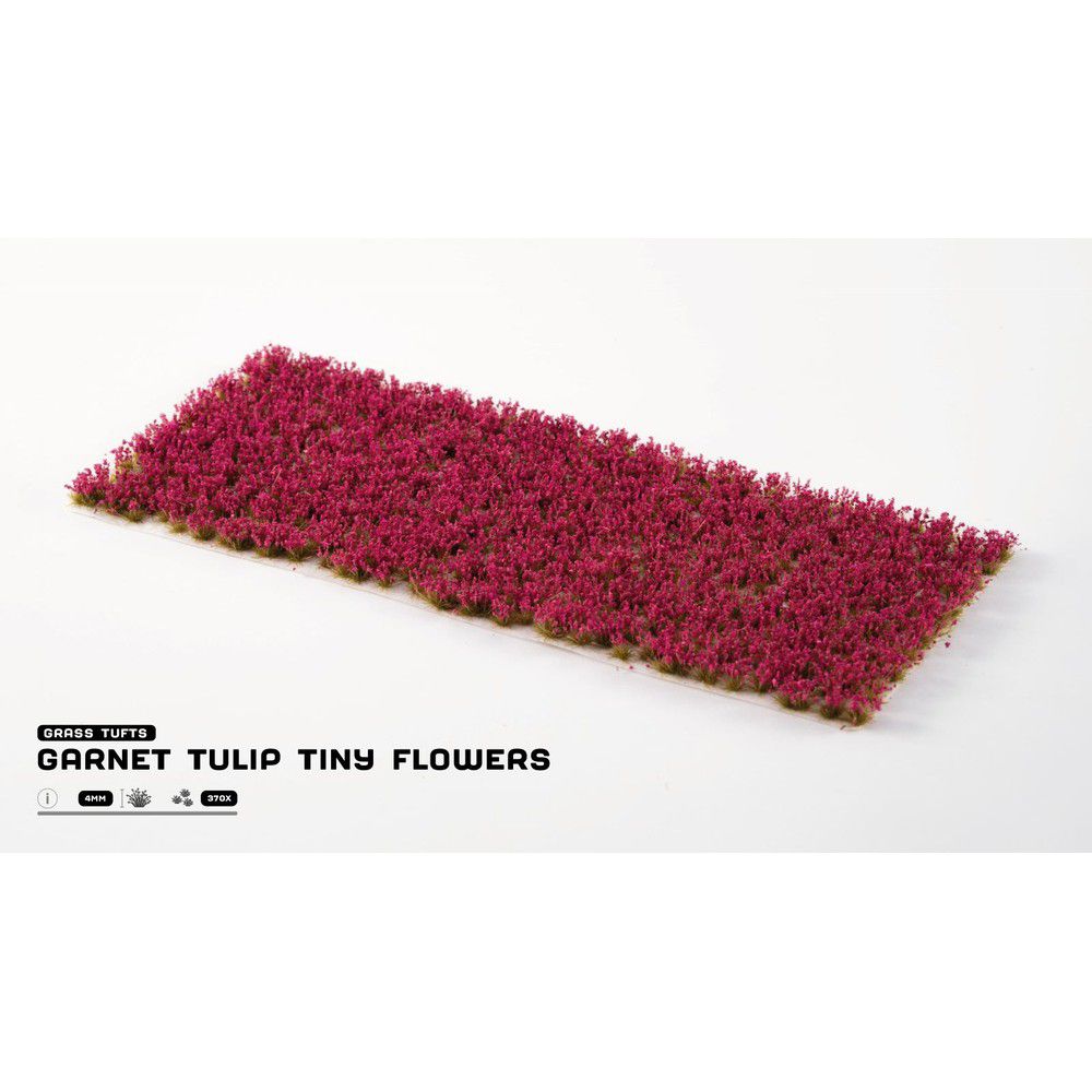 Gamers Grass: Garnet Tulip Tiny Flowers