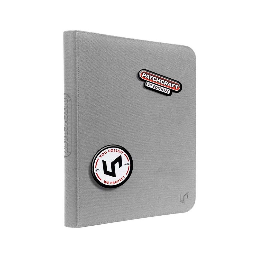 Ultra Pro: PATCHCRAFT Zippered 9-Pocket PRO-Binder Gray