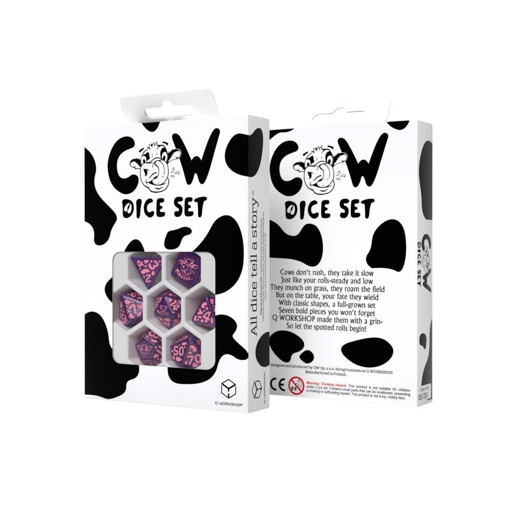 Q Workshop: Cow Dice set - RaMOOna