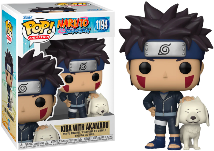 Funko: Naruto - Kiba with Akamaru 1194 Pop!
