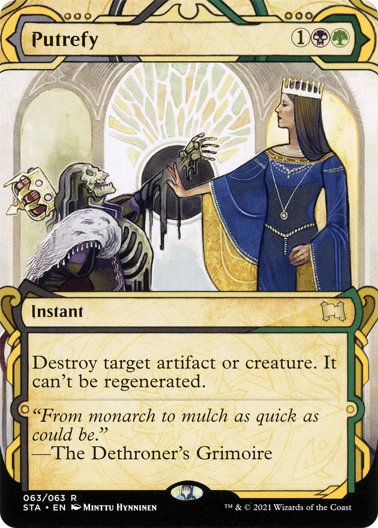 Putrefy (STA-063) - Strixhaven Mystical Archive: (Showcase) (Borderless)