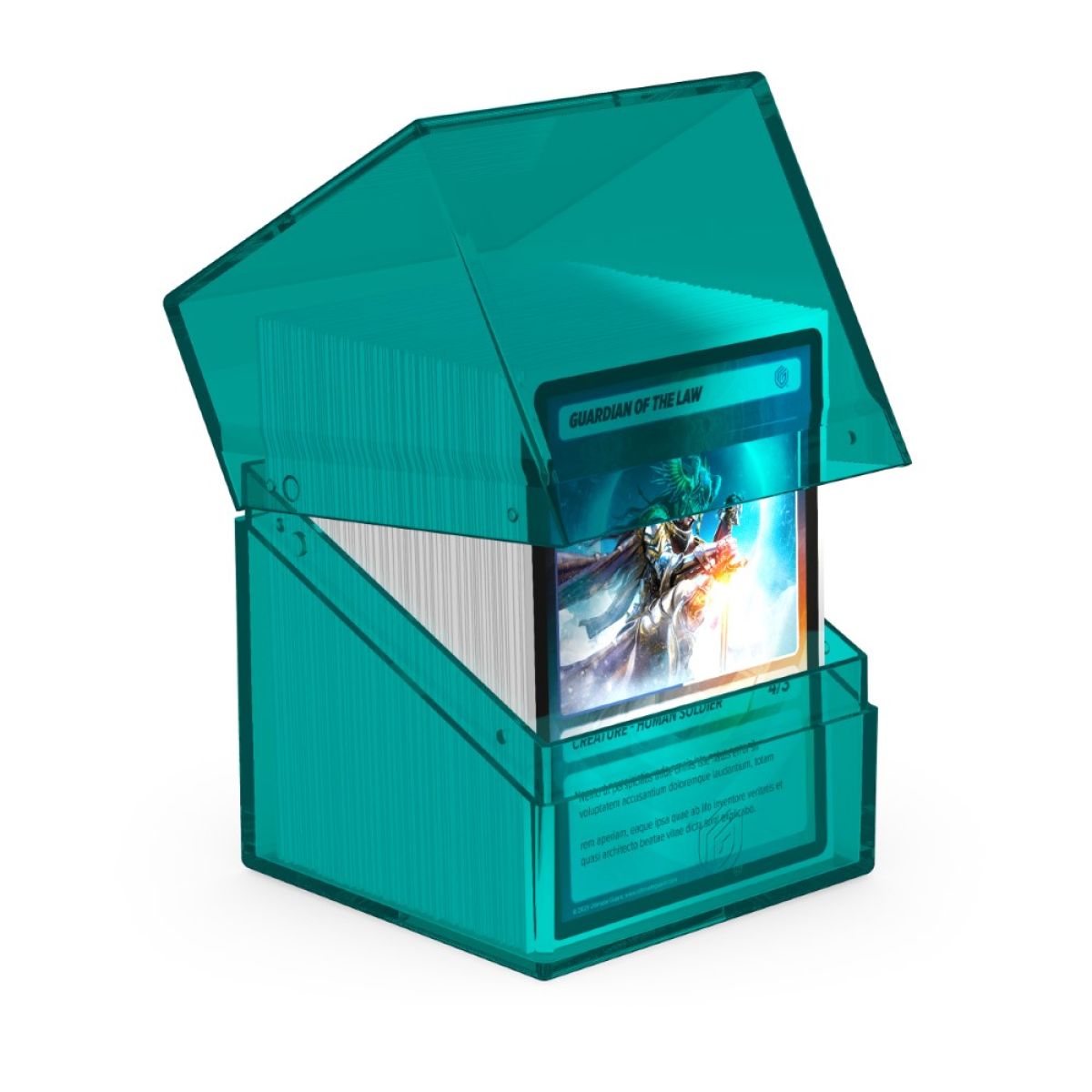 Ultimate Guard: Deck Box - Boulder 100+ Clear: Malachite