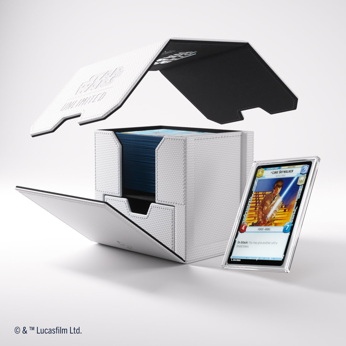 Gamegenic: Star Wars Unlimited Deck Pod - White/Black