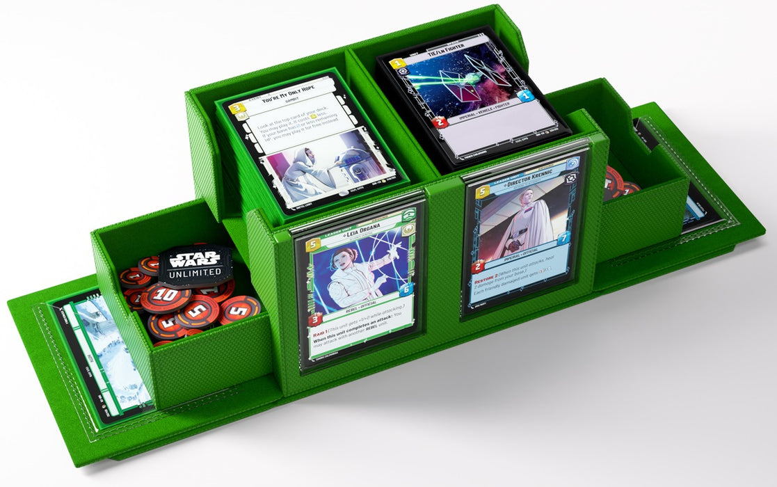 Gamegenic: Star Wars Unlimited Double Deck Pod - Green