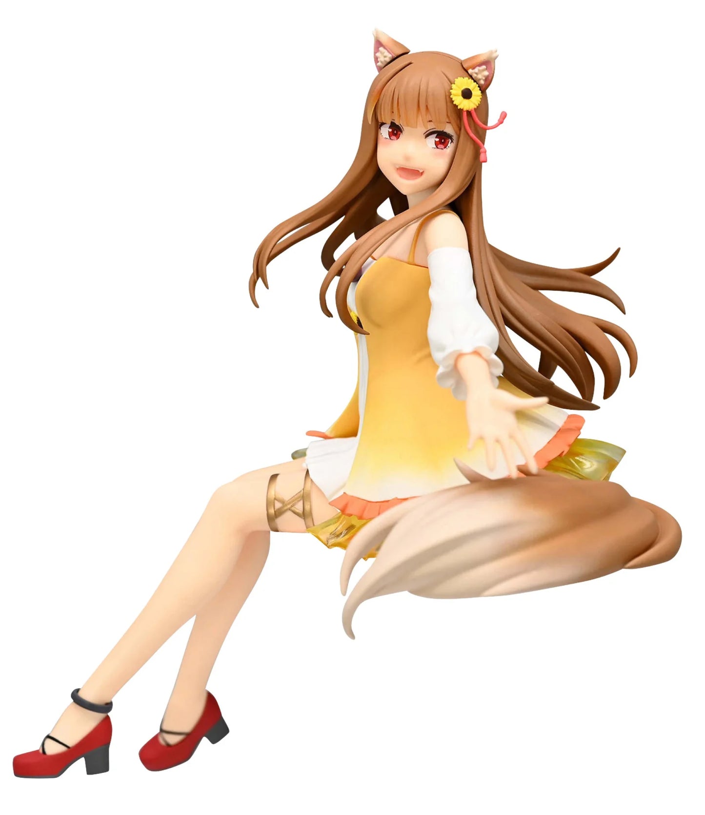 FurYu: Spice and Wolf Noodle Stopper Figure Holo Sunflower Dress Version
