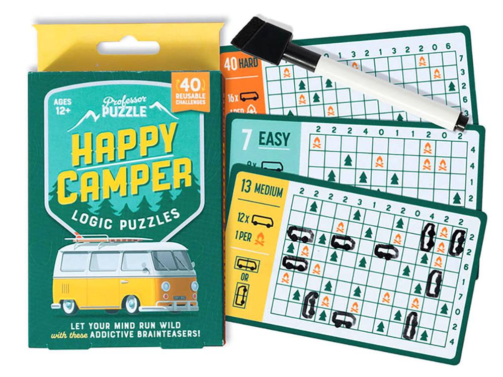 Professor Puzzle: Happy Camper Logic Puzzles