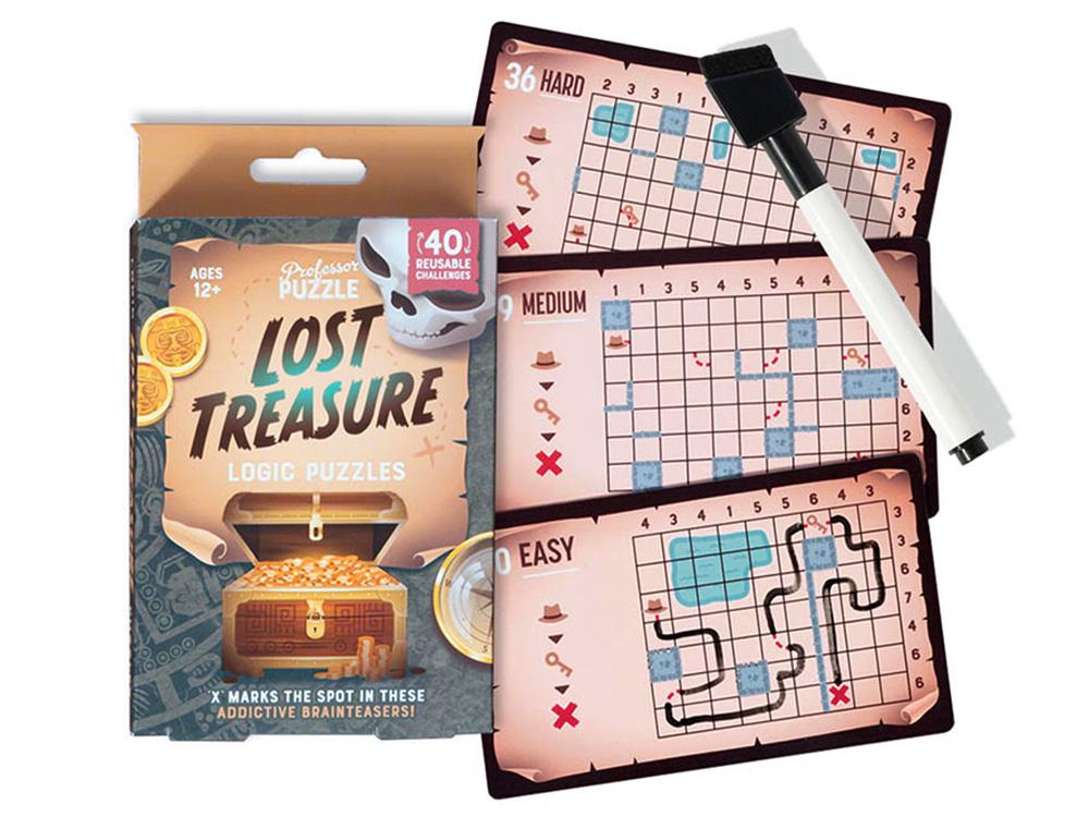 Professor Puzzle: Lost Treasure Logic Puzzles