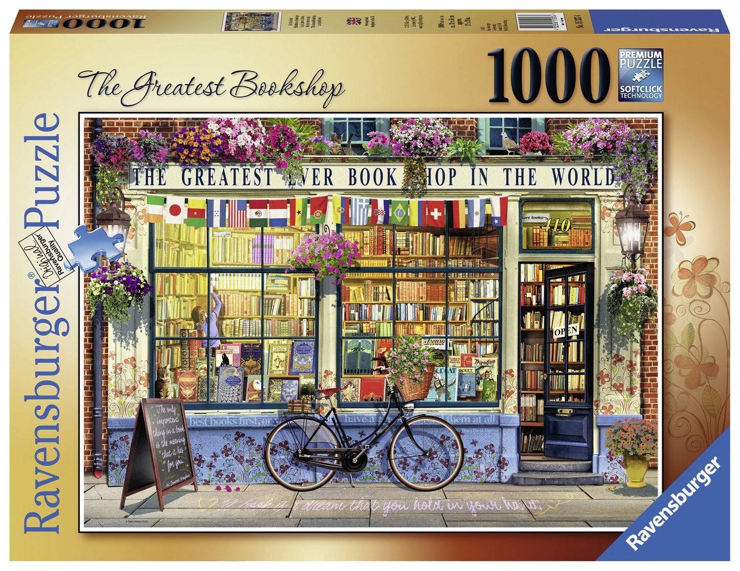 Ravensburger: The Greatest Bookshop Puzzle 1000pc