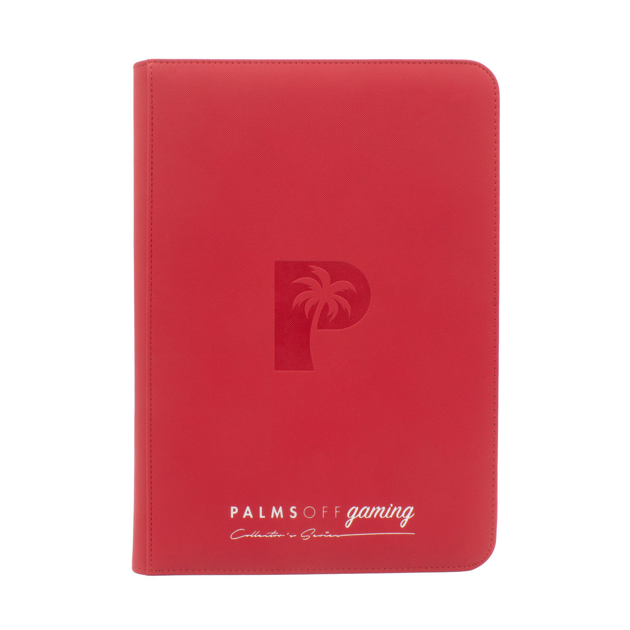 Palms Off: Collector's Series 9-Pocket Top Loader Zip Binder Clear - Red