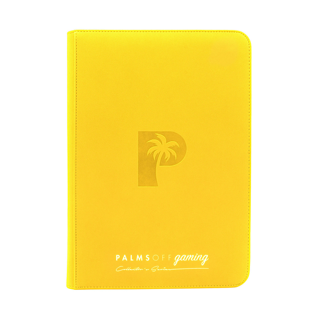 Palms Off: Collector's Series Top Loader Zip Binder Clear - Yellow