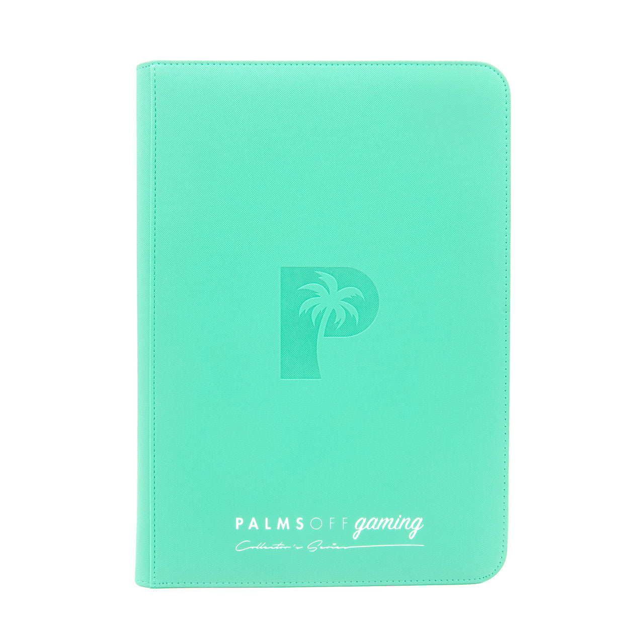 Palms Off: Collector's Series Top Loader Zip Binder Clear - Turquoise