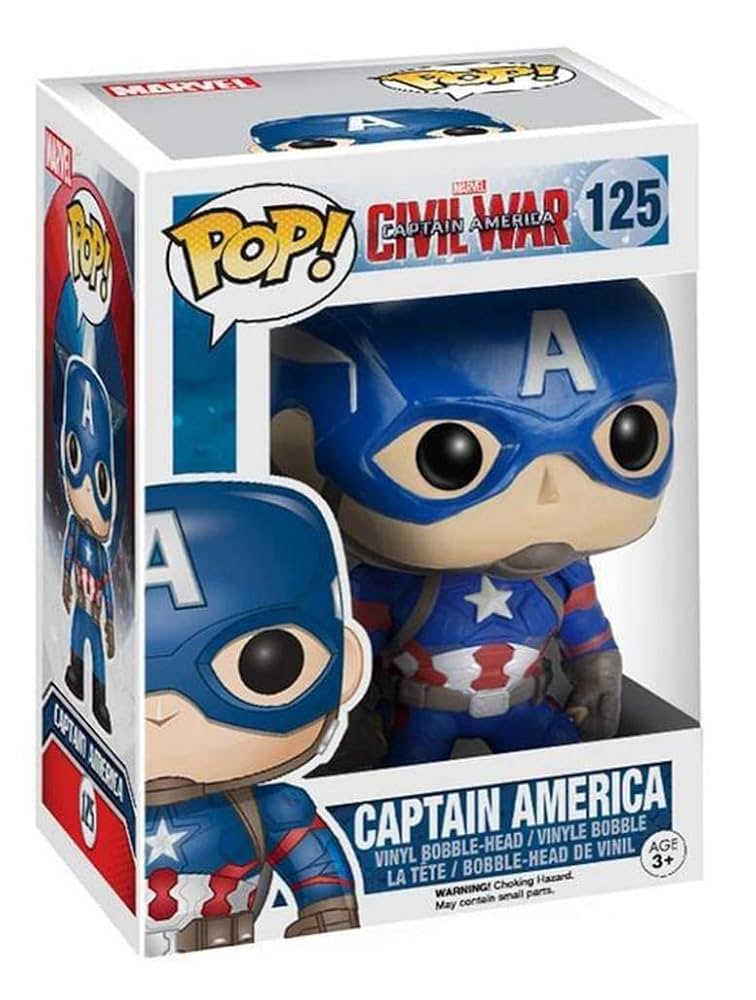 Funko: Captain America 3 - Captain America Pop! 125 Pop!