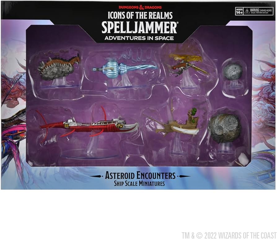 Icons of the Realms: Spelljammer - Ship Scale Asteroid Encounters