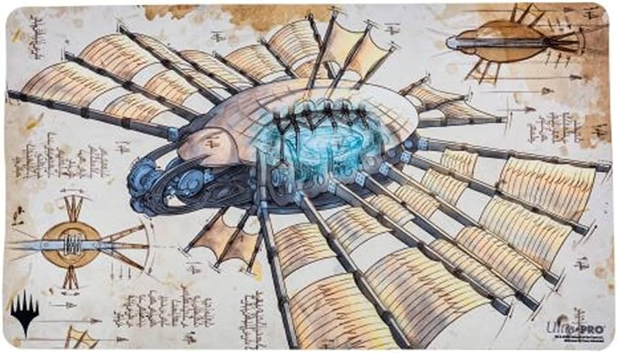 MTG: Playmat - Brothers War Schematic Ornithopter