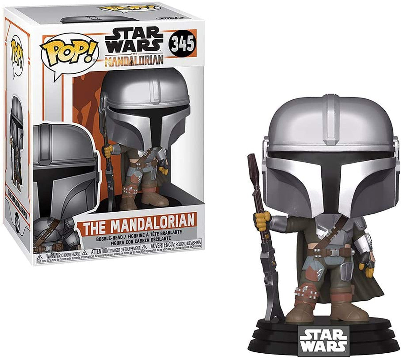 Funko: Star Wars The Mandalorian - The Mandalorian 345 Pop!