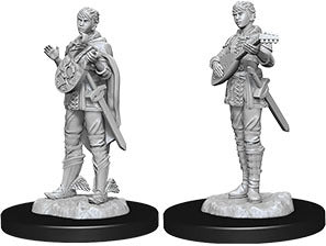 Nolzur's Marvelous Miniatures: Female Half Elf Bard